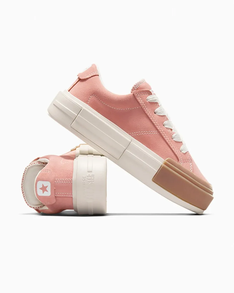 Converse Modelli Bassi<Cruise Suede Pesca vintage/Egret/Bianco