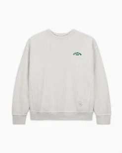 Converse Giacche E Felpe|Maglie E T-Shirt<Gold Standard Collection x Starcow Crew Neck Sweatshirt Light Grey Heather
