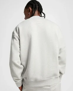 Converse Maglie E T-Shirt|Giacche E Felpe<Gold Standard Crew Sweatshirt Grigio melange chiaro