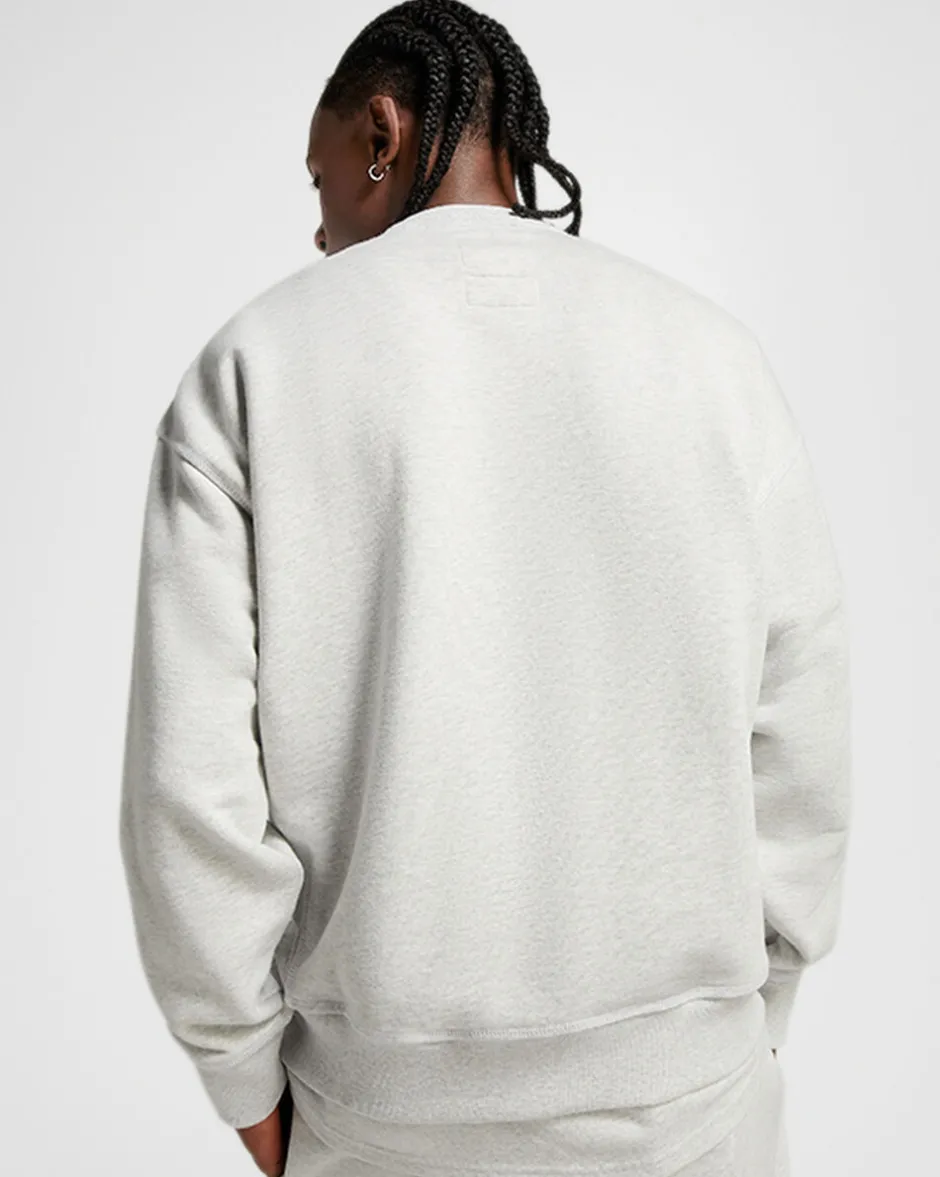 Converse Maglie E T-Shirt|Giacche E Felpe<Gold Standard Crew Sweatshirt Grigio melange chiaro