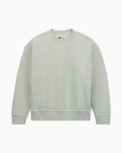 Converse Maglie E T-Shirt|Giacche E Felpe<Gold Standard Crew Sweatshirt Grigio melange chiaro