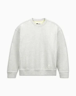 Converse Maglie E T-Shirt|Giacche E Felpe<Gold Standard Crew Sweatshirt Grigio melange chiaro