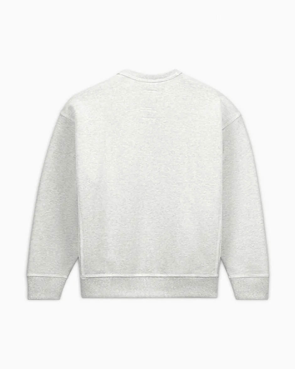 Converse Maglie E T-Shirt|Giacche E Felpe<Gold Standard Crew Sweatshirt Grigio melange chiaro
