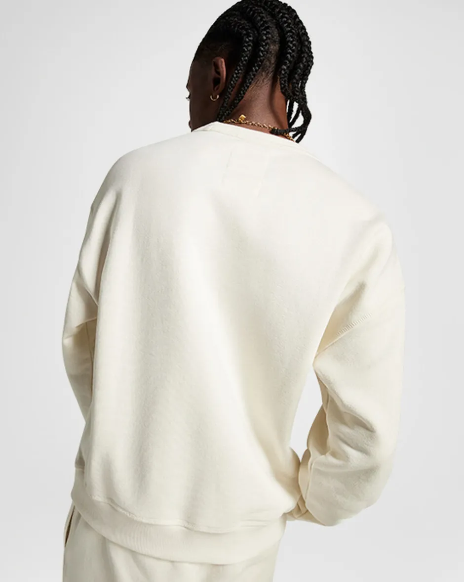 Converse Maglie E T-Shirt|Giacche E Felpe<Gold Standard Crew Sweatshirt Converse Egret