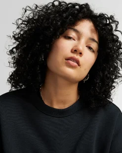 Converse Maglie E T-Shirt|Giacche E Felpe<Gold Standard Crew Sweatshirt Nero Converse