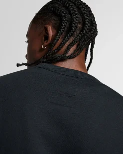 Converse Maglie E T-Shirt|Giacche E Felpe<Gold Standard Crew Sweatshirt Nero Converse