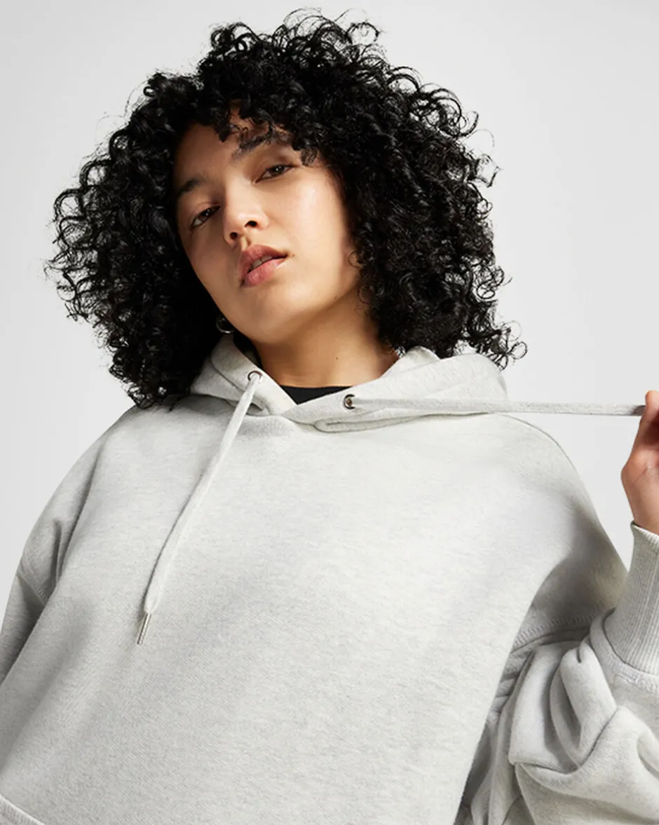 Converse Maglie E T-Shirt|Giacche E Felpe<Gold Standard Loose Fit Pullover Hoodie Grigio melange chiaro