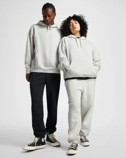 Converse Maglie E T-Shirt|Giacche E Felpe<Gold Standard Loose Fit Pullover Hoodie Grigio melange chiaro