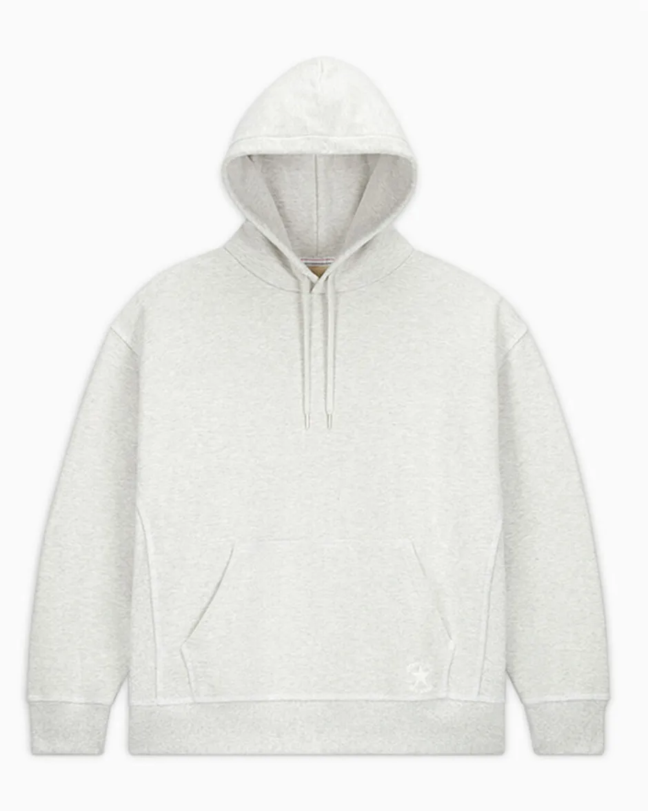 Converse Maglie E T-Shirt|Giacche E Felpe<Gold Standard Loose Fit Pullover Hoodie Grigio melange chiaro