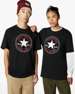 Converse Maglie E T-Shirt<Go-To All Star Patch Standard Fit T-Shirt Nero Converse