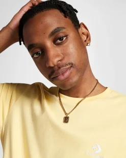 Converse Maglie E T-Shirt<Go-To Embroidered Star Chevron Standard Fit T-Shirt Bianco burro