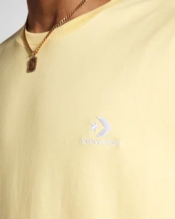 Converse Maglie E T-Shirt<Go-To Embroidered Star Chevron Standard Fit T-Shirt Bianco burro