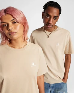 Converse Maglie E T-Shirt<Go-To Embroidered Star Chevron Standard Fit T-Shirt Nutty Granola