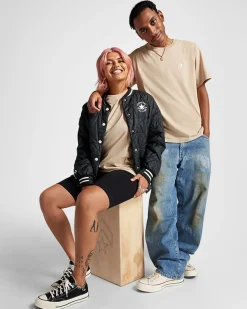 Converse Maglie E T-Shirt<Go-To Embroidered Star Chevron Standard Fit T-Shirt Nutty Granola