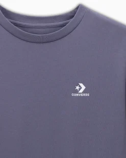 Converse Maglie E T-Shirt<Go-To Embroidered Star Chevron Standard Fit T-Shirt Lavanda cenere