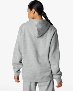 Converse Maglie E T-Shirt|Giacche E Felpe<Go-To Embroidered Star Chevron Standard Fit Fleece Hoodie Grigio vintage melange