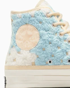 Converse Modelli Alti|Modelli Bassi<Upcycle Chuck 70 Crochet Blankets celtics