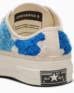 Converse Modelli Bassi<Upcycle Chuck 70 Crochet Blankets Egret/Nero/Multi