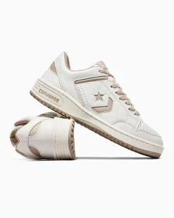 Converse Modelli Bassi|Modelli Bassi<Weapon Leather Bianco vintage/Cargo vintage
