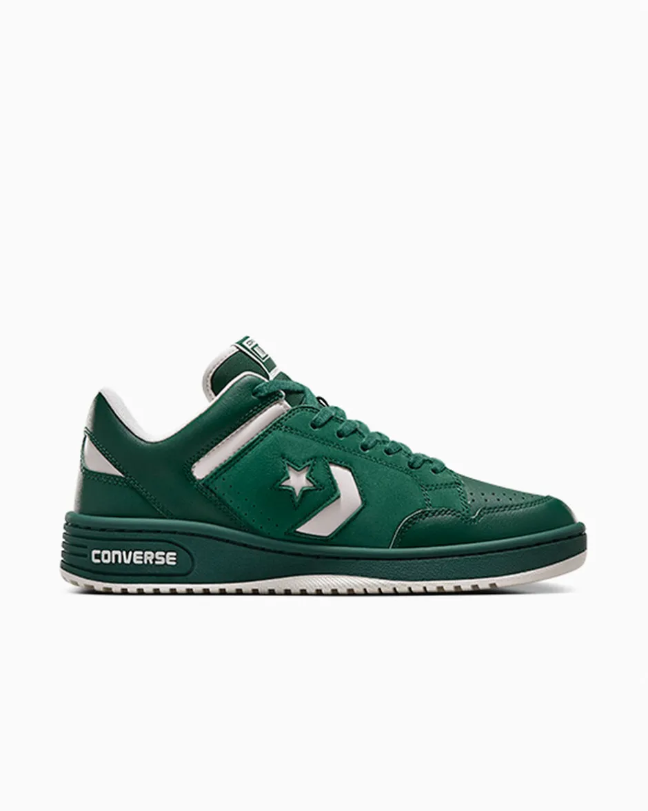 Converse Modelli Bassi|Modelli Bassi<Weapon Leather Verde invidia/Egret/Egret