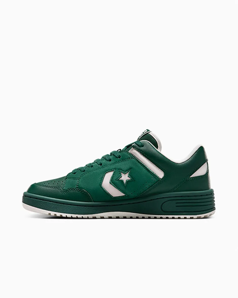 Converse Modelli Bassi|Modelli Bassi<Weapon Leather Verde invidia/Egret/Egret