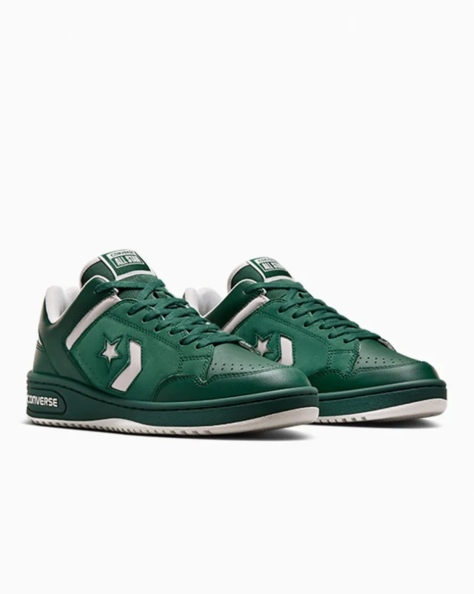 Converse Modelli Bassi|Modelli Bassi<Weapon Leather Verde invidia/Egret/Egret