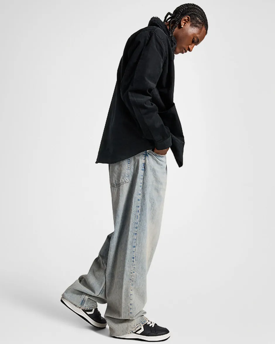 Converse Modelli Bassi|Modelli Bassi<Weapon Leather Nero/Nero/Bianco