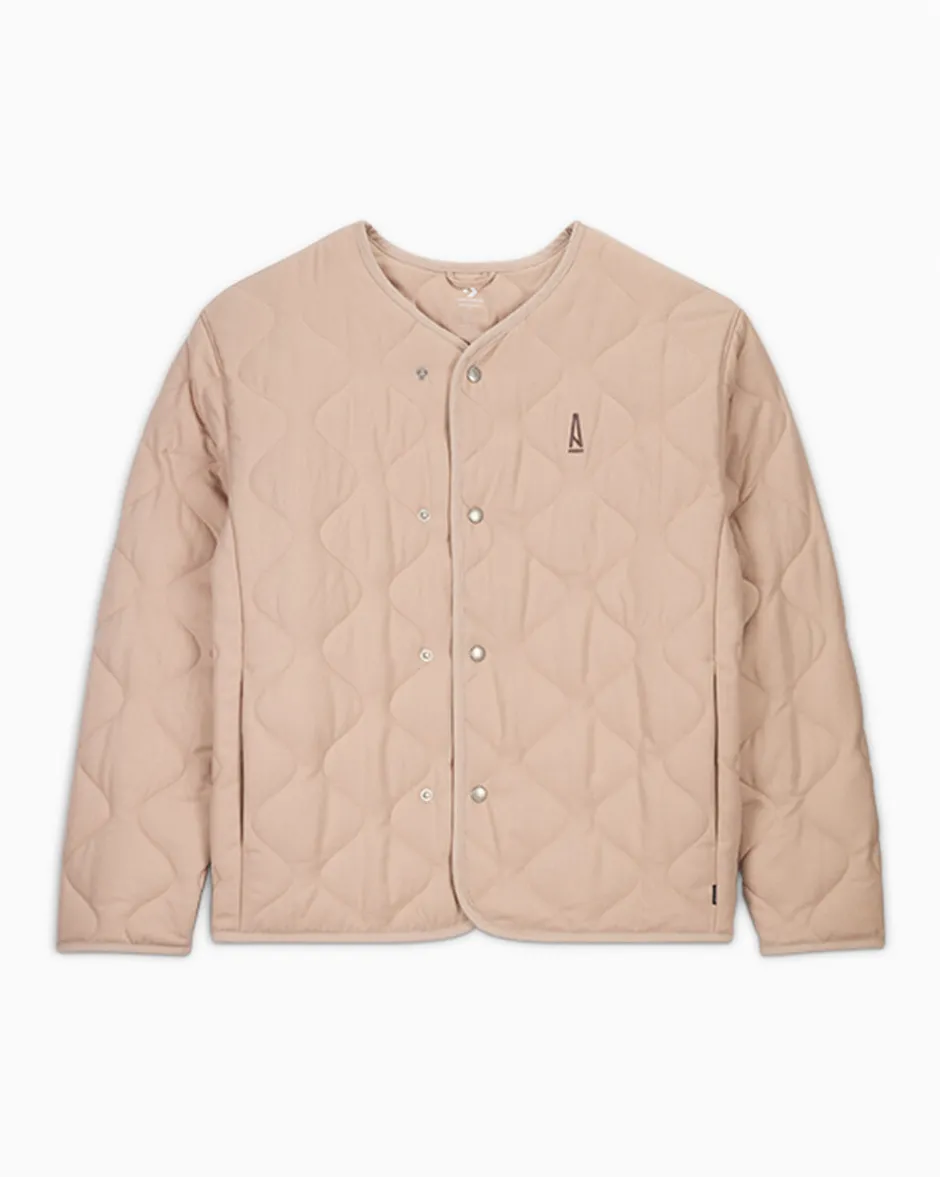 Converse Giacche E Felpe|Maglie E T-Shirt<x A Ma Manière Malden Liner Jacket Fossil Stone