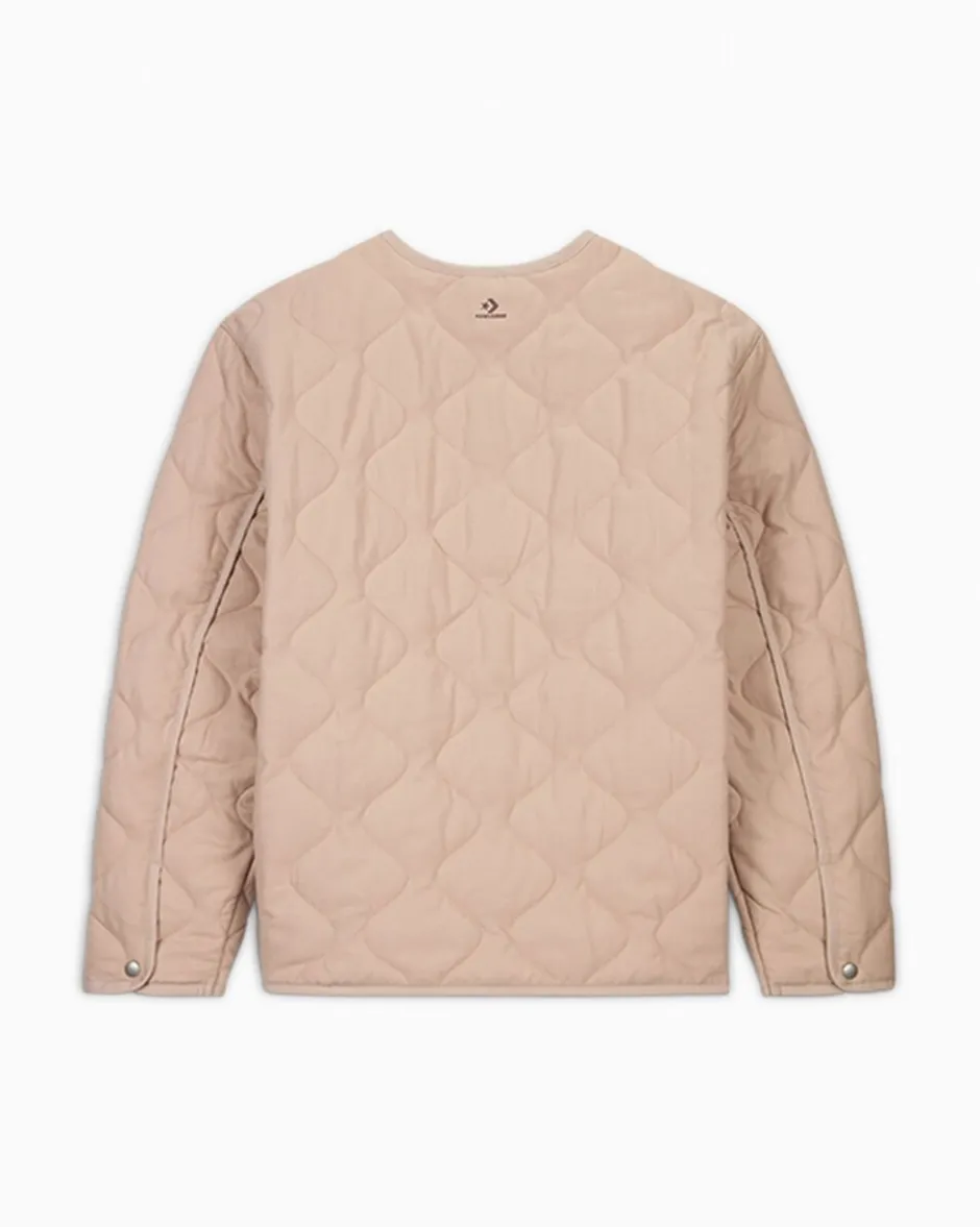 Converse Giacche E Felpe|Maglie E T-Shirt<x A Ma Manière Malden Liner Jacket Fossil Stone