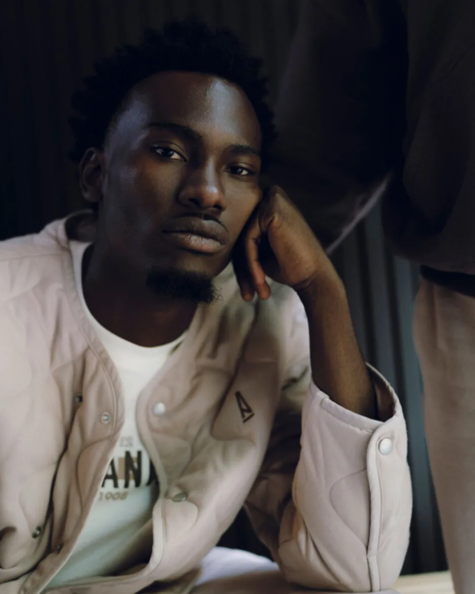 Converse Giacche E Felpe|Maglie E T-Shirt<x A Ma Manière Malden Liner Jacket Fossil Stone