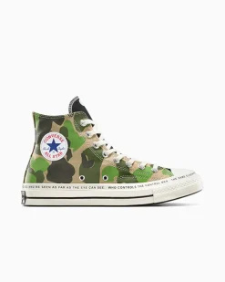 Converse Modelli Alti<x Brain Dead Chuck 70 Egret/Nero/Multi