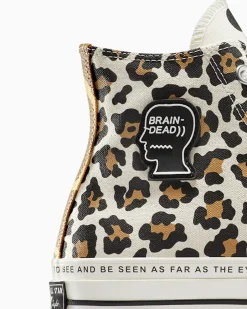 Converse Modelli Alti<x Brain Dead Chuck 70 Egret/Nero/Multi