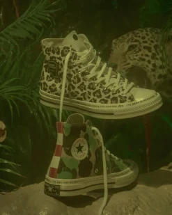 Converse Modelli Alti<x Brain Dead Chuck 70 Egret/Nero/Multi