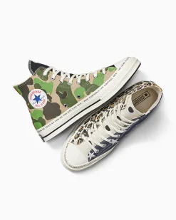 Converse Modelli Alti<x Brain Dead Chuck 70 Egret/Nero/Multi