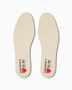 Converse Modelli Alti|Modelli Alti<x Comme des Garçons PLAY Chuck 70 Bianco latte/Bianco/High Risk Red