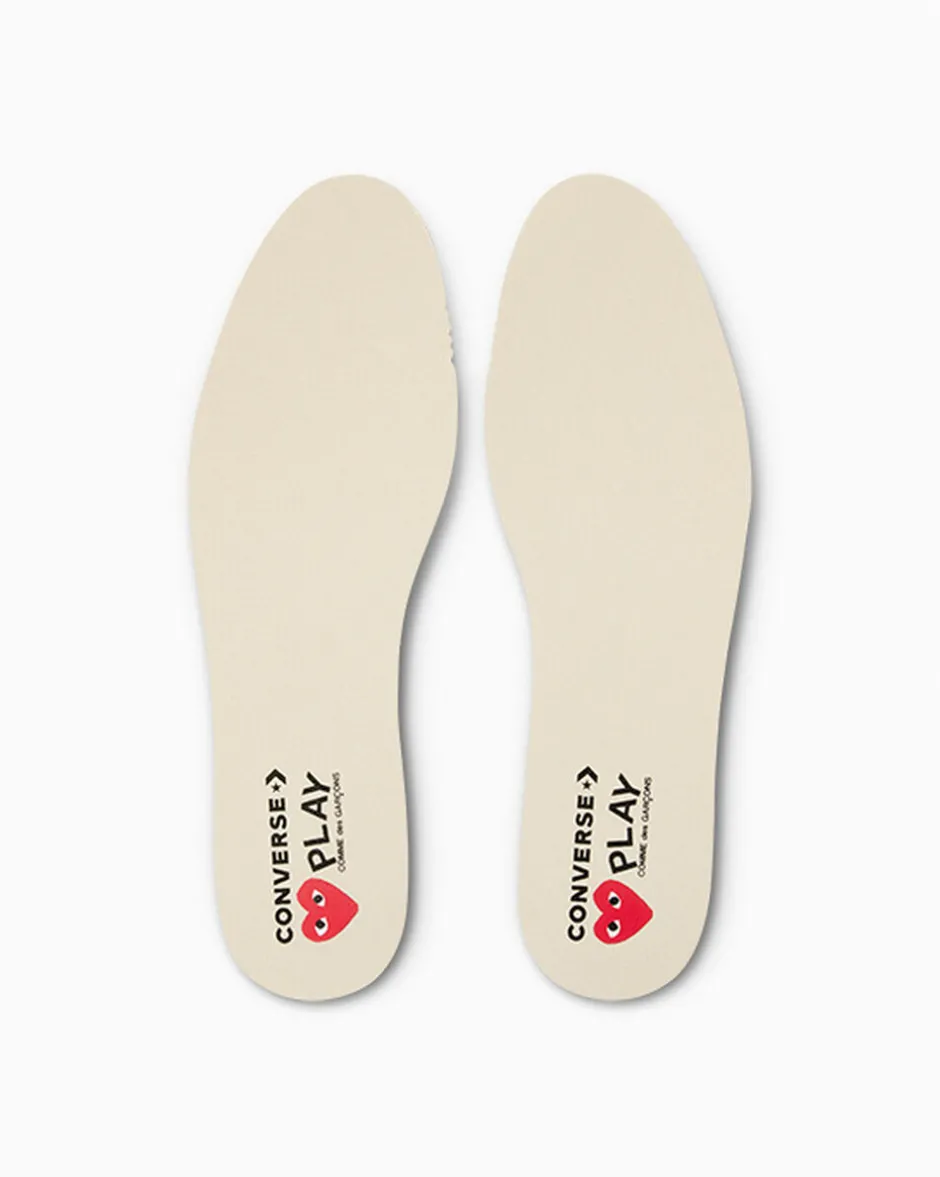 Converse Modelli Bassi|Modelli Bassi<x Comme des Garçons PLAY Chuck 70 Bianco latte/Bianco/High Risk Red