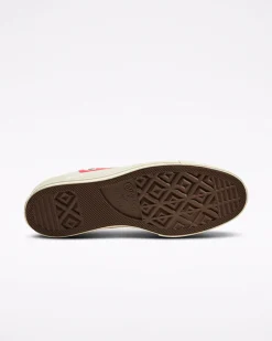 Converse Modelli Bassi|Modelli Bassi<x Comme des Garçons PLAY Chuck 70 Bianco latte/Bianco/High Risk Red