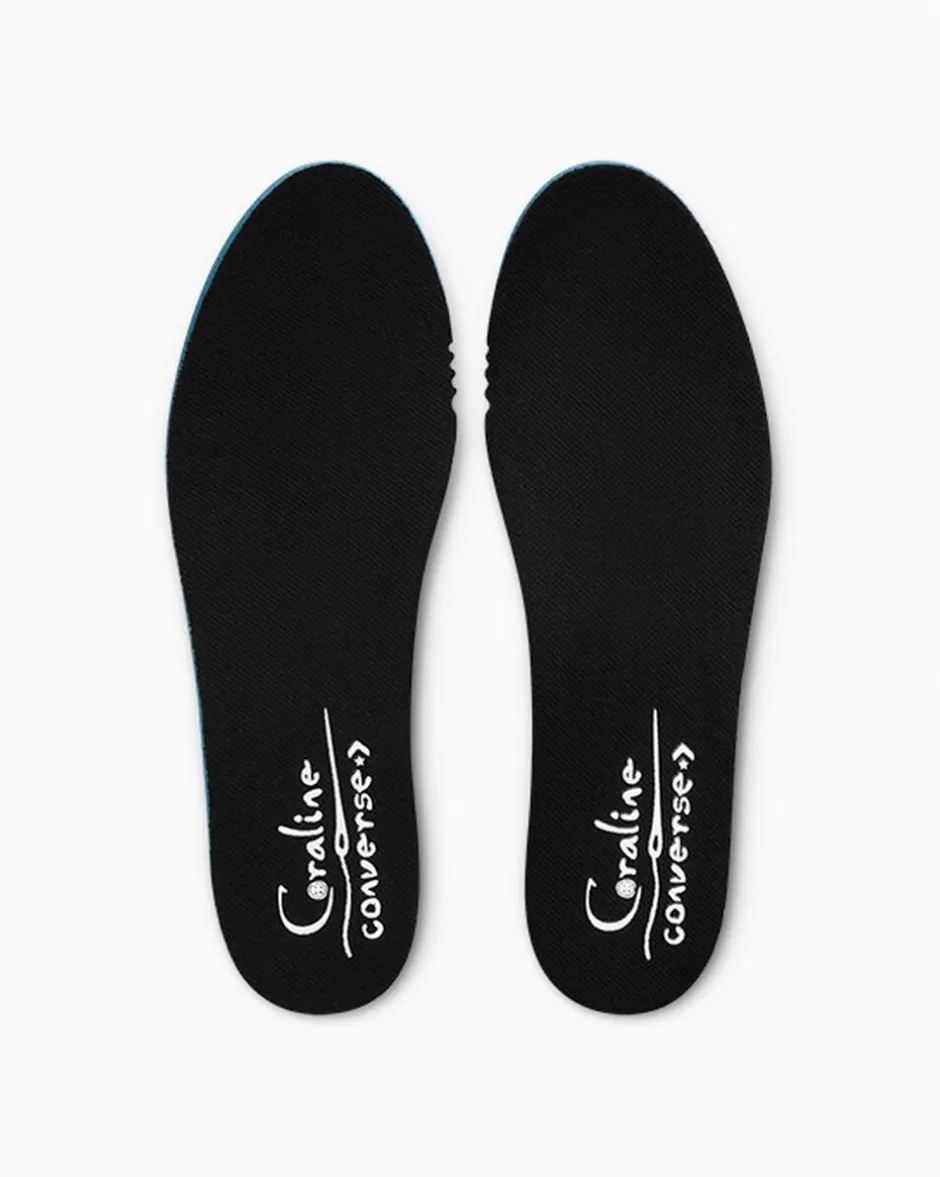 Converse Bambini (Età 4-8 Anni)|Guida Alle Misure Per Bambini<x Coraline Chuck Taylor All Star EVA Lift Platform Mirtilli freschi/Nero