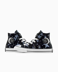 Converse Bambini (Età 4-8 Anni)|Guida Alle Misure Per Bambini<x Coraline Chuck Taylor All Star Easy On Nero/Rosa loto/Thunder Glaze
