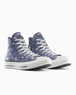 Converse Modelli Alti|Modelli Alti<x Coraline Chuck 70 Fresh Blueberry/Black