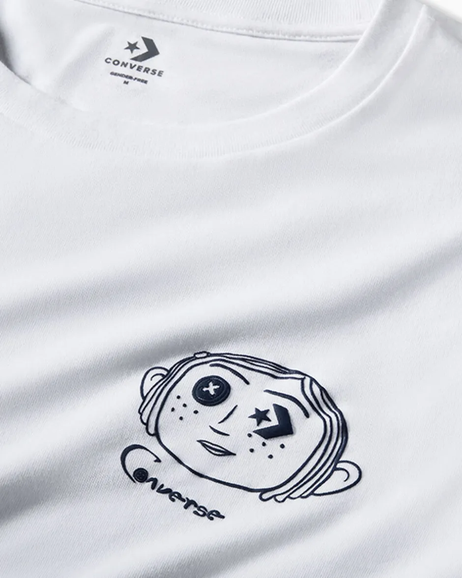 Converse Maglie E T-Shirt|Maglie E T-Shirt<x Coraline T-Shirt Bianco