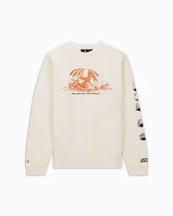 Converse Giacche E Felpe|Maglie E T-Shirt<x Dungeons & Dragons Crewneck T-Shirt Egret