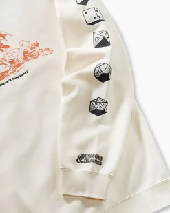 Converse Giacche E Felpe|Maglie E T-Shirt<x Dungeons & Dragons Crewneck T-Shirt Egret