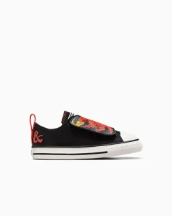 Converse Modelli Bassi|Facile Da Indossare E Togliere<x Dungeons & Dragons Chuck Taylor All Star One Strap Nero/Rosso/Bianco