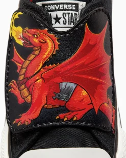 Converse Modelli Bassi|Facile Da Indossare E Togliere<x Dungeons & Dragons Chuck Taylor All Star One Strap Nero/Rosso/Bianco