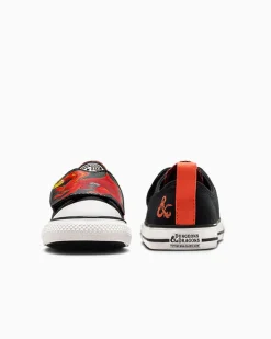 Converse Modelli Bassi|Facile Da Indossare E Togliere<x Dungeons & Dragons Chuck Taylor All Star One Strap Nero/Rosso/Bianco