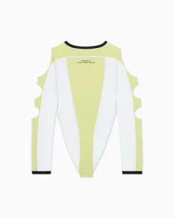 Converse Maglie E T-Shirt<x Feng Chen Wang Top Giallo lime chiaro/Bianco