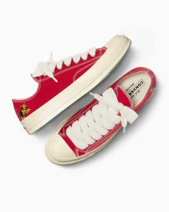 Converse Modelli Bassi<x GOLF le FLEUR* Darryl Chuck 70 Salsa/Antique White/Black