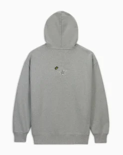 Converse Giacche E Felpe|Maglie E T-Shirt<x IRAK NYC Gold Standard Hoodie Grigio vintage mélange