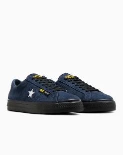 Converse Modelli Bassi|One Star<x IRAK NYC One Star Pro Navy/Nero/Giallo vivace